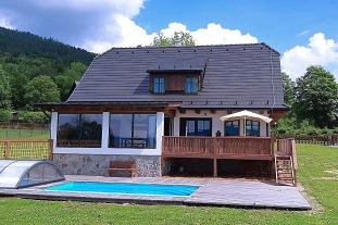 Wellness chalupa s baznem - Doln Morava