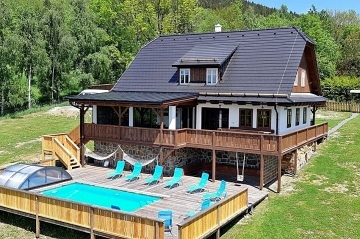 Jesenick chalupa - bazn a wellness - Doln Morava