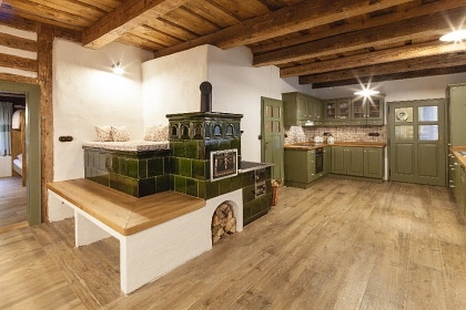 Chalupa sauna a kachlov kamna - rsk vrchy