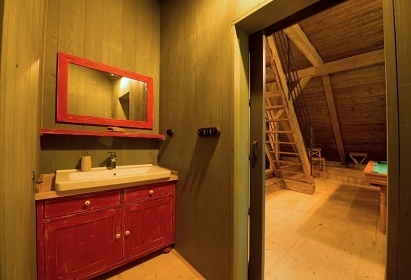 Chalupa sauna a kachlov kamna - rsk vrchy