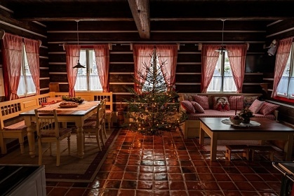 Roubenka a kachlová pec - Žďárské vrchy - Vysočina