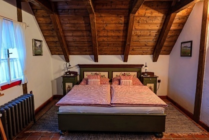 Roubenka a kachlová pec - Žďárské vrchy - Vysočina