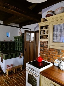 Roubenka a kachlová pec - Žďárské vrchy - Vysočina