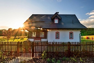 Roubenka a kachlová pec - Žďárské vrchy - Vysočina