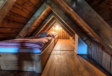 Roubenka a kachlová pec - Žďárské vrchy - Vysočina