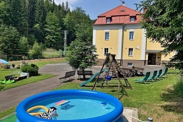 Horská chata - Krušné hory - Klínovecký potok