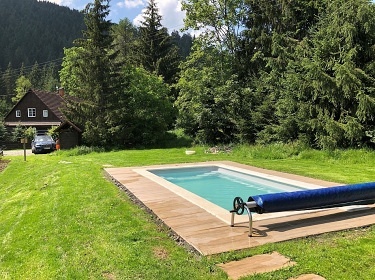 Chalupa s baznem - Lys hora - Visalaje