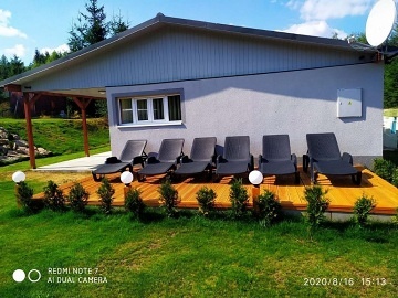 Horsk chata - bazn a vivka - Kamencov jezero