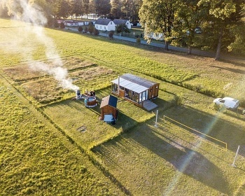 Glamping s wellness - Tebosko - rybnk Hejtman