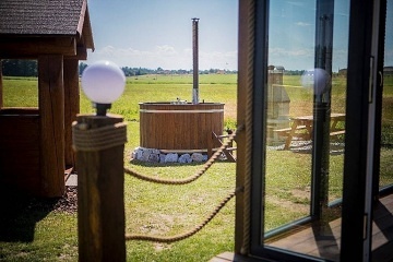 Glamping s wellness - Tebosko - rybnk Hejtman