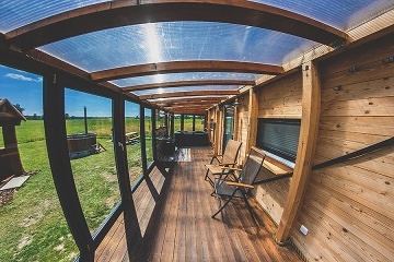 Wellness Vagón - chata Chlum u Třeboně
