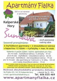 Apartmány Fialka - chalupa Kašperské Hory