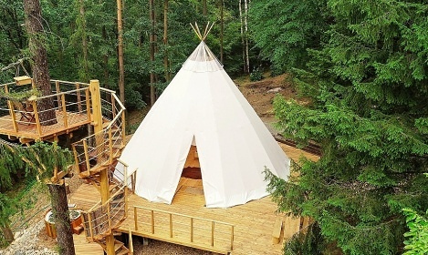 Teepee&Spa Pyskočely - wellness glamping