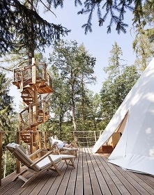 Teepee&Spa Pyskočely - wellness glamping