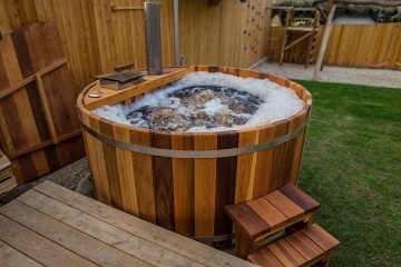 Chata Szava - sauna a koupac sud - Pyely