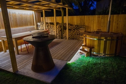 Chata Szava - sauna a koupac sud - Pyely