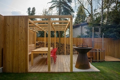 Chata Szava - sauna a koupac sud - Pyely