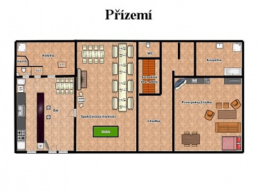 Rouben� chalupa s baz�nem - CHKO Orlick� hory