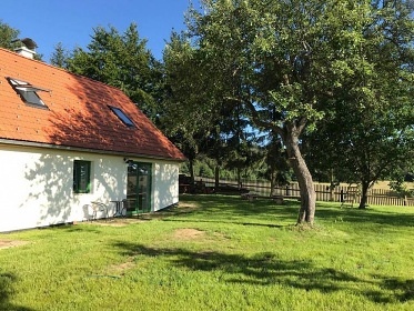 Chalupa se saunou - hrad Landštejn - Slavonice