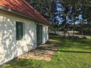 Chalupa se saunou - hrad Landštejn - Slavonice