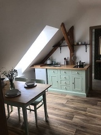 Chalupa se saunou - hrad Landštejn - Slavonice