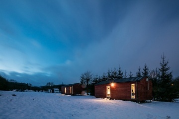 Dvě glamping chaty s wellness - Krkonoše