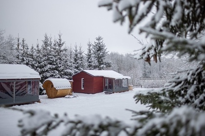 Dvě glamping chaty s wellness - Krkonoše