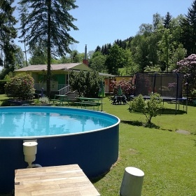 Chata s baznem - dol oddechu - Orlick podh