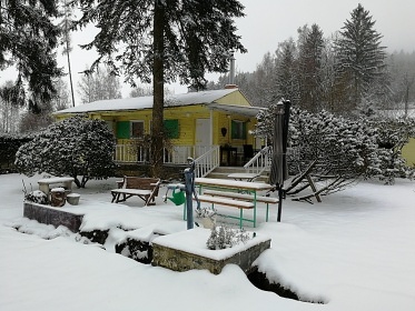 Chata s baznem - dol oddechu - Orlick podh