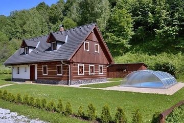 Wellness roubenka s bazénem - Černý Důl - Krkonoše