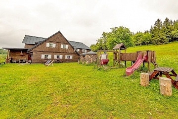 Horská chalupa s výhledem na Sněžku - Krkonoše