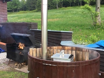 Horská chalupa s výhledem na Sněžku - Krkonoše