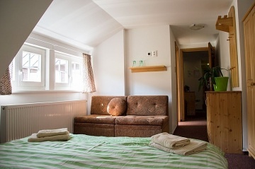 Horská chalupa s výhledem na Sněžku - Krkonoše