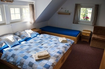 Horská chalupa s výhledem na Sněžku - Krkonoše