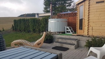 Chata Adélka - Kovářská - sauna, vířivka, sud