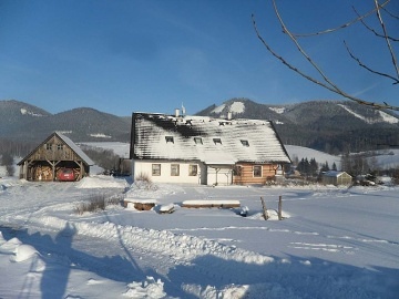 Chalupa s bazénem - Krkonoše a Vraní hory - Žacléř