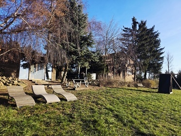 Chata Vysočina - sauna a koupací sud - Ruda