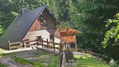 Chata u lesa - Velká Deštná - CHKO Orlické hory