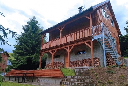 Roubenka se saunou v srdci Jesenk - Ostrunk