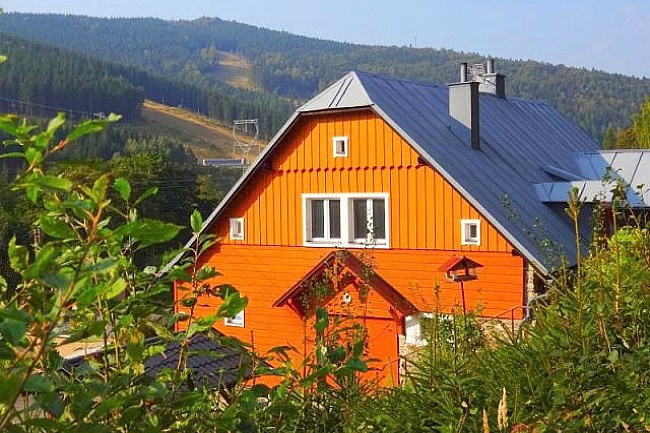 Chata u lesa - �ervenohorsk� Sedlo - Velk� Losiny