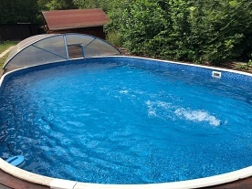 Chata baz�n a sauna - hrad Bouzov - Jev��ko