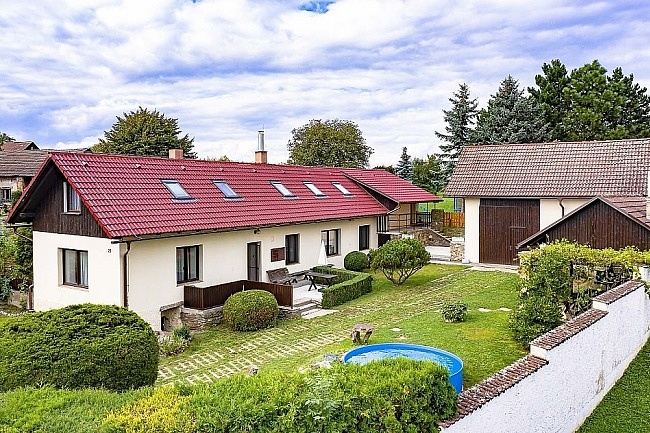 Chalupa s bazénem - Habry - Sečská přehrada