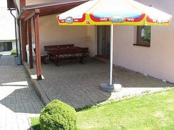 Chalupa s baznem - Skanzen Vesel Kopec