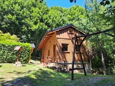 Srubov chata u pehrady Vranov - Stbrn ztoka