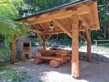 Srubov� chata Vranovsk� p�ehrada - St��brn� z�toka