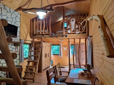 Srubov� chata Vranovsk� p�ehrada - St��brn� z�toka