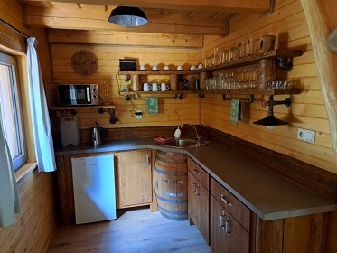 Srubov� chata Vranovsk� p�ehrada - St��brn� z�toka