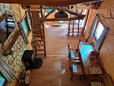 Srubov� chata Vranovsk� p�ehrada - St��brn� z�toka