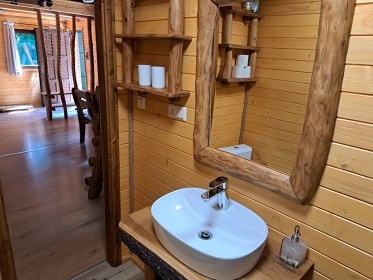 Srubov� chata Vranovsk� p�ehrada - St��brn� z�toka