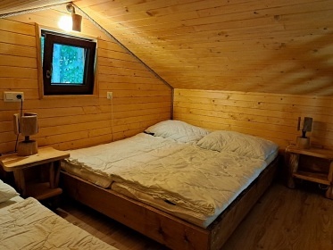 Srubov� chata Vranovsk� p�ehrada - St��brn� z�toka